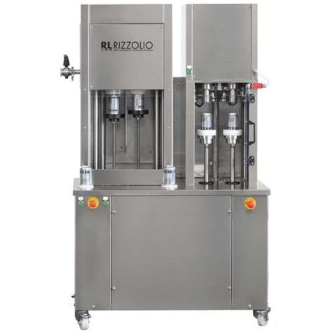 Halbautomatische Abfüllmaschine COMPACTBLOCK 2 2 2 Rizzolio s r l