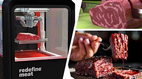 Impresión En 3d De Carne Sintética Revolucionaria Redefine Meat Youtube