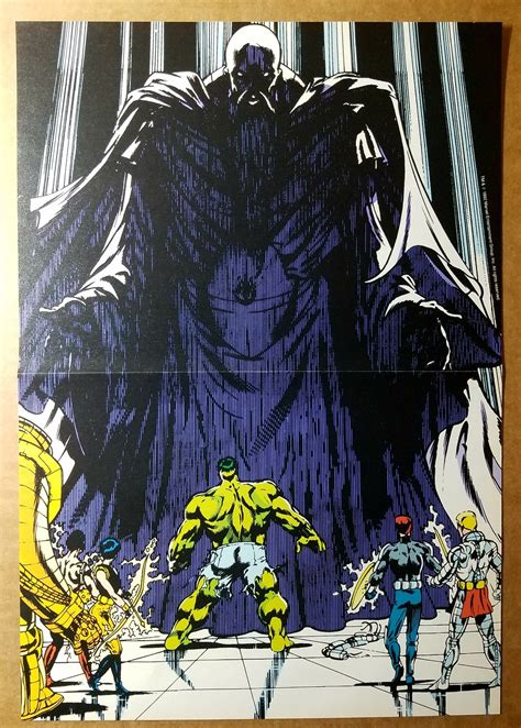 Incredible Hulk 381 Agamemnon Pantheon Marvel Comics Poster By Dale Keown