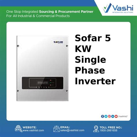 V Sofar Kw Single Phase Inverter At Best Price In Thane Id