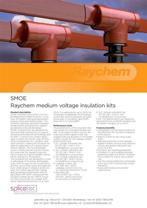 Pdf Raychem Medium Voltage Insulation Kits Pdf Filesmoe Raychem