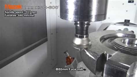 Mazak Variaxis C600 5 Axis Machine Cnc Bearbeitungszentrum Youtube