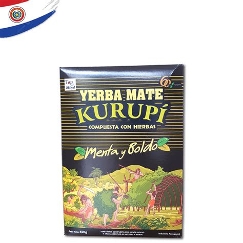 Yerba Mate Kurup Menta Y Boldo Gr