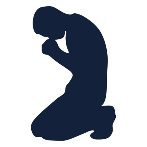 Male Praying Silhouette Transparent Png Svg Vector File Hot Sex Picture