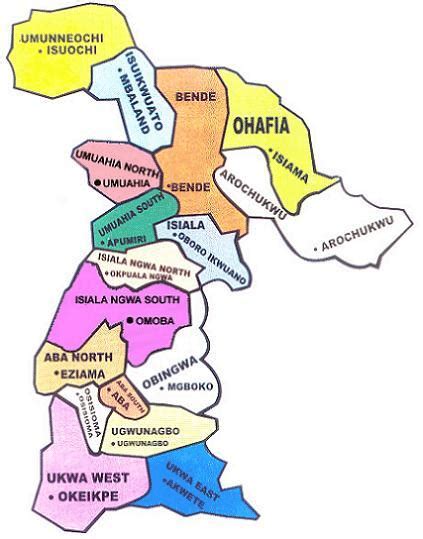 Map Of Abia State Nigeria Download Scientific Diagram