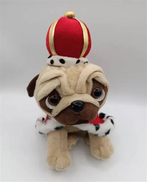 Keel Toys Pug King Pugsley 20cm Plush Dog Soft Toy £949 Picclick Uk