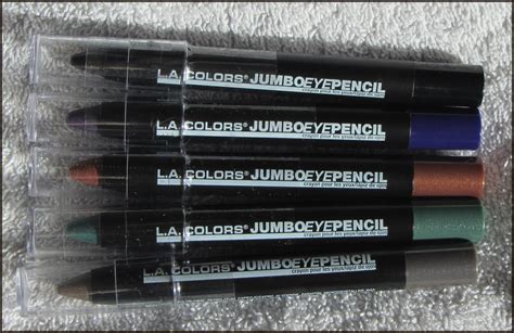 Ninas Bargain Beauty La Colors Jumbo Eye Pencils Review