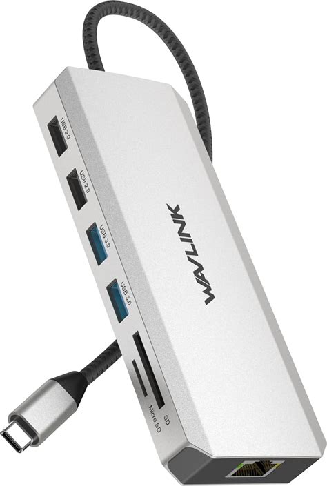 WAVLINK USB C Hub Triple Monitor 12 In 1 Laptop Docking Station