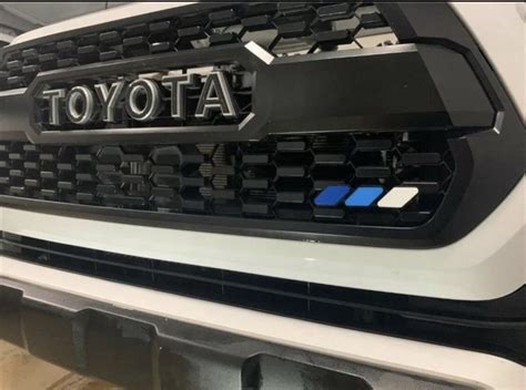 Tri Color Grille Badge Emblem For Toyota Tacoma Runner Etsy Canada