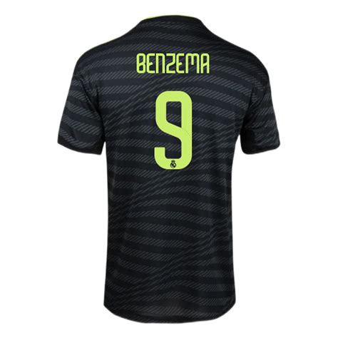 Men S Replica Benzema Real Madrid Third Away Soccer Jersey Shirt