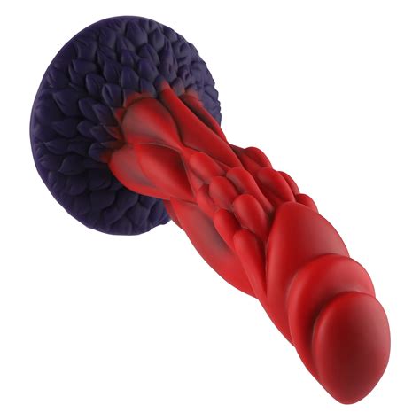 Fantasy Zuignap Dildo Nesbu 21 Cm Rood Hismith