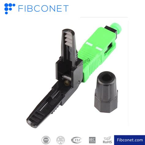 Ftth Esc D Sc Apc Upc Assembly Single Mode Fiber Optic Fast Connector