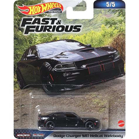 Hotwheels Hot Premium Fast Furious Dodge Charger SRT Hellcat Widebody