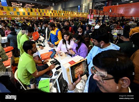 NEW DELHI INDIA FEBRUARY 17 People In Large Numbers Visit The World