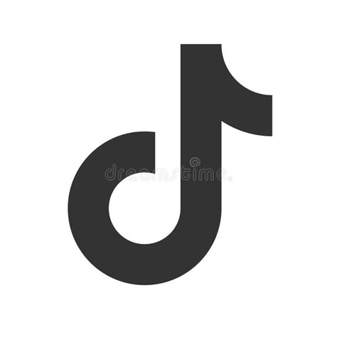 Tik Tok Music Symbol Stock Illustrations Tik Tok Music Symbol