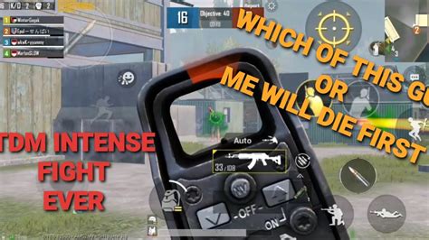 MY INTENSE FIGHT IN TDM PUBG MOBILE YouTube