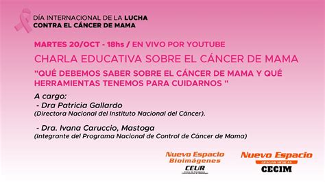 Charla Educativa Sobre el Cáncer de Mama YouTube