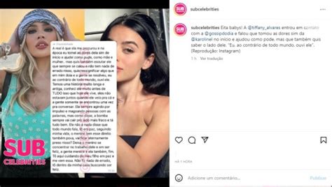 Foto Tiffany Respondeu S Acusa Es De Karoline Lima Purepeople