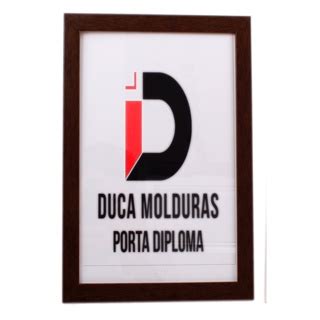 Quadro Moldura Porta Diploma Certificado Alvar P Ster X Cm