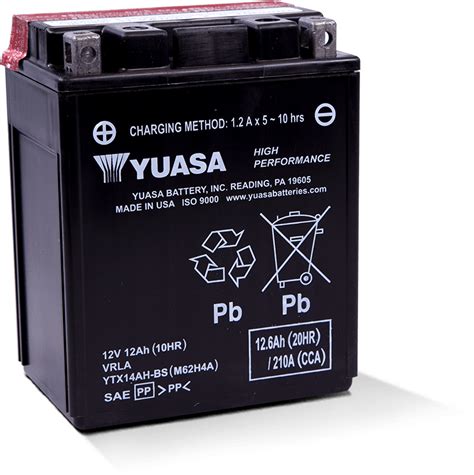 Yuasa YTX14AH BS AGM Battery Royal Battery Sales