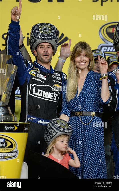 Smg Jimmie Johnson Chandra Johnson Genevieve Johnson Fl5 Nascar 111713