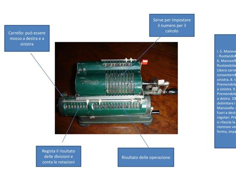 Calcolatrice Meccanica A Manovella Ppt Scaricare