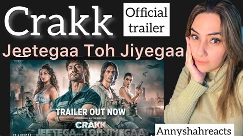 Crakk Jeetegaa Toh Jiyegaa Official Trailer Vidyut Jammwal Arjun R