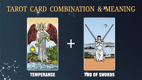 Temperance And Two Of Swords 💡tarot Card Combination And Meaning Youtube