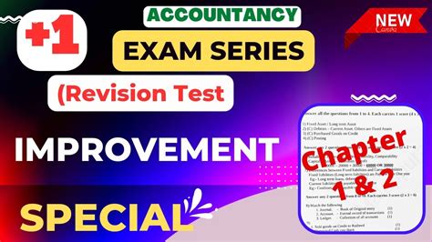 Accountancy Revision Test Sure Questions Plus One Improvement