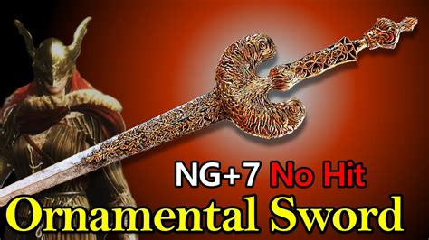 Malenia NG 7 With Ornamental Straight Sword No Hit Elden Ring