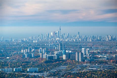 Aerial Photo Toronto City Skyline 2014