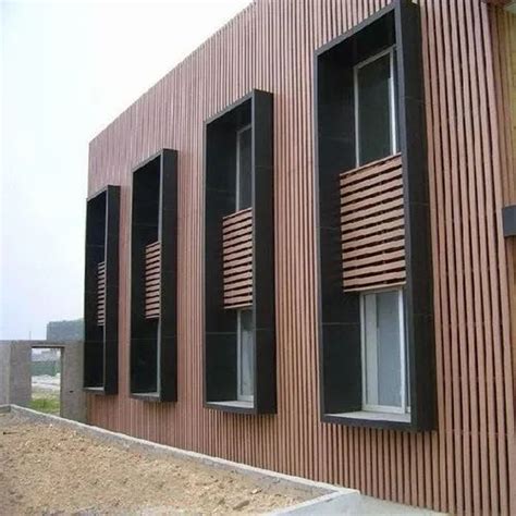 Stationary Louver Wpc Louvers For Exterior At Rs 450sq Ft In