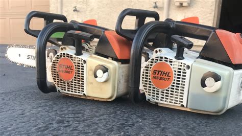 Oem Stihl Ms 200t Youtube