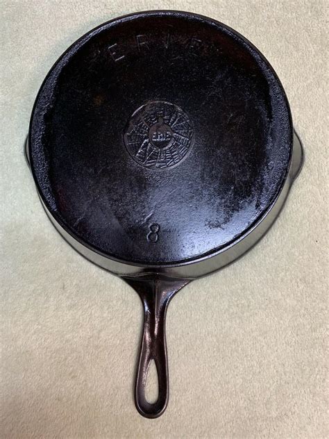 Extremly Rare Erie Spider Logo 8 Cast Iron Skillet 1984149934