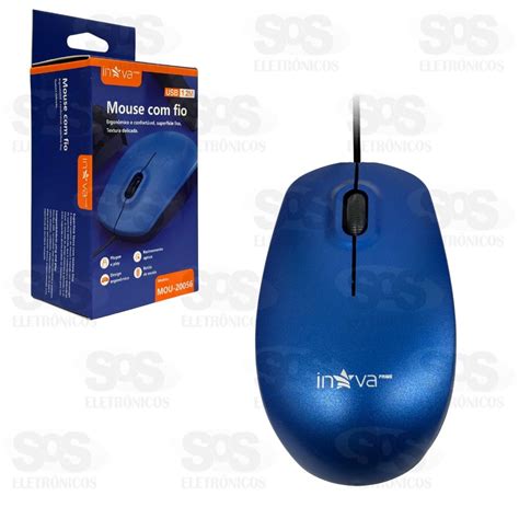 Mouse Usb Ptico Fio M Inova Prime Mou