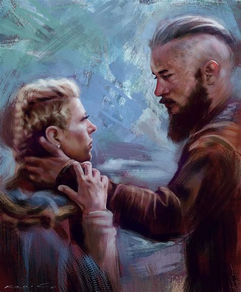 Ragnar And Lagertha By Sigmak On Deviantart Fantasy Romance Art