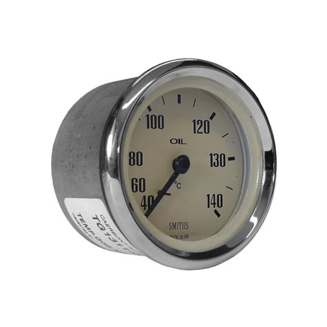 Smiths Classic Mechanical Oil Temperature Gauge Magnolia Face