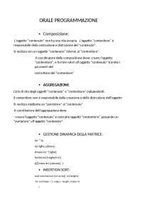 Domande Programmazione Docsity