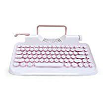 KNEWKEY RYMEK Typewriter Style Mechanical Wired & Wireless Keyboard ...