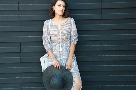 I Love Fita M Trica Nude Boho Dress