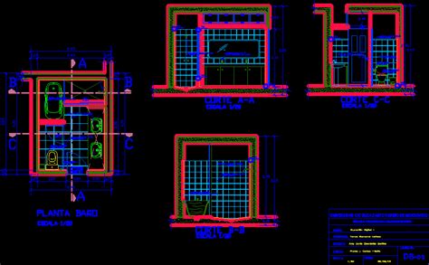 Bathroom Details Dwg Detail For Autocad • Designs Cad