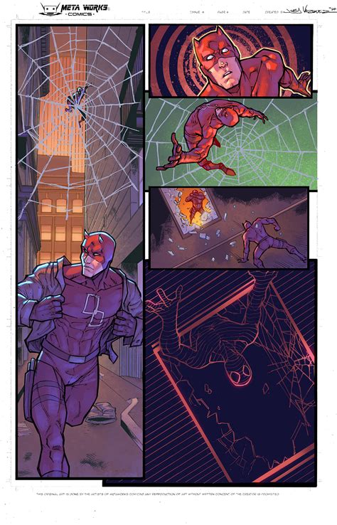 Maksim Strelkov Dare Devil Pages Joey Vazquez Sample Colors