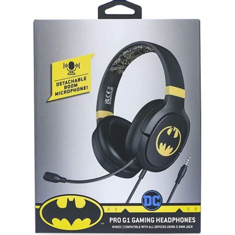 Otl Technologies Dc Comics Batman Pro G1 Gaming Headphones Black Toys