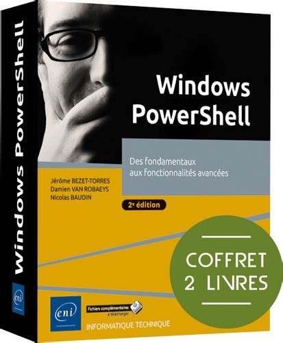 Windows PowerShell Coffret de 2 livres Des de Jérôme Bezet