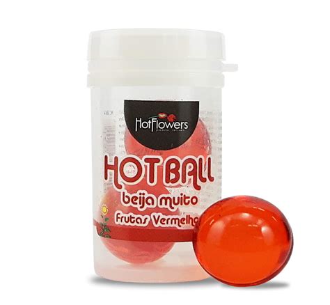 Hot Ball Beija Muito Frutas Vermelhas A2 Sex Shop