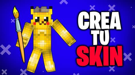 COMO CREAR UNA SKIN DE MINECRAFT YouTube