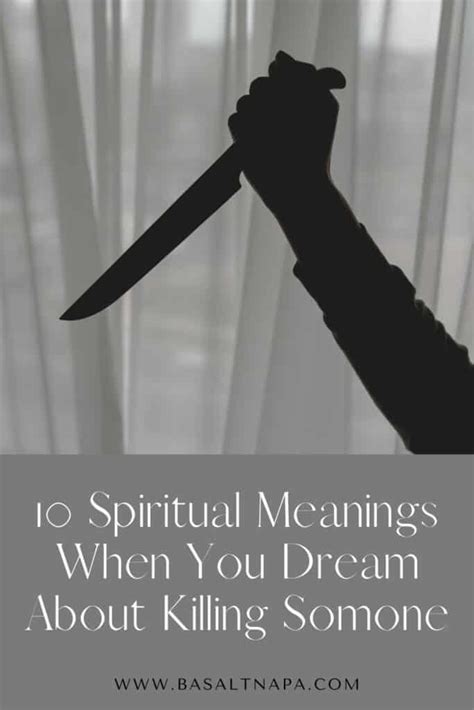 10 Spiritual Meanings When You Dream About Killing Somone