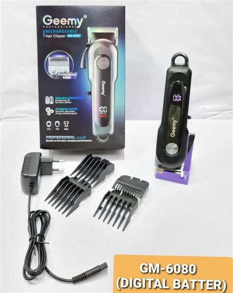 Black Electric Geemy Gm Beard Trimmer V At Rs Box In New