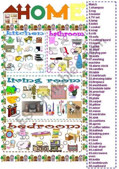 Home Esl Worksheet By Liliaamalia