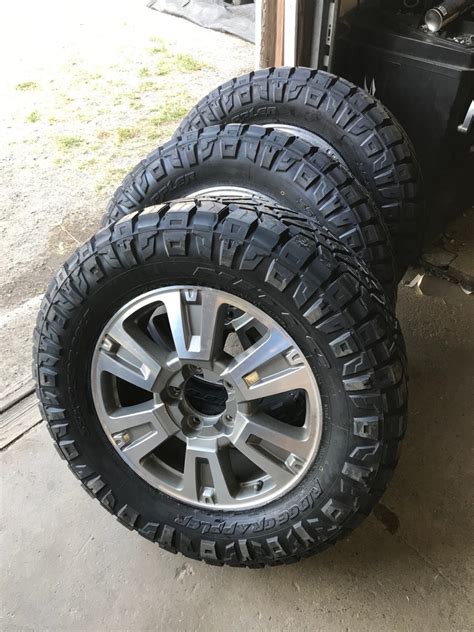 X R Nitto Ridge Grapplers On Platinum Wheels Toyota